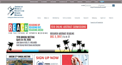Desktop Screenshot of amssm.org